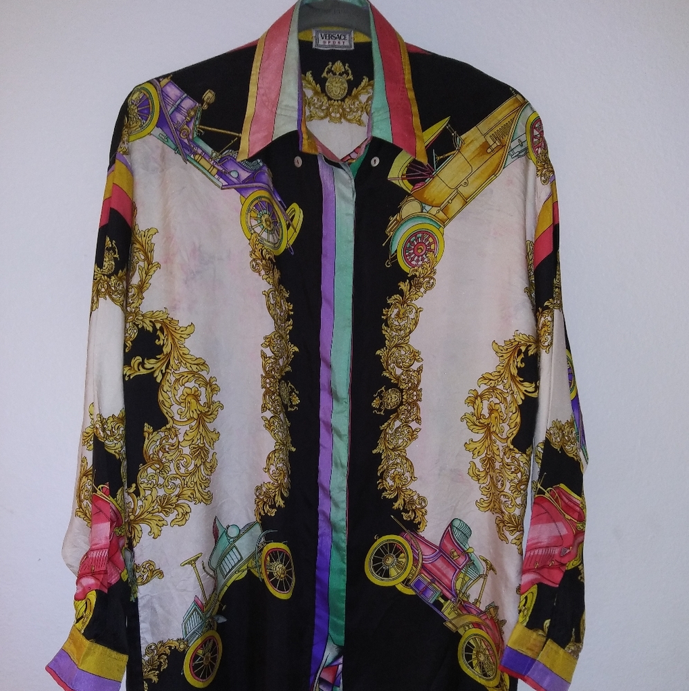 Vintage Versace Silk Shirt
